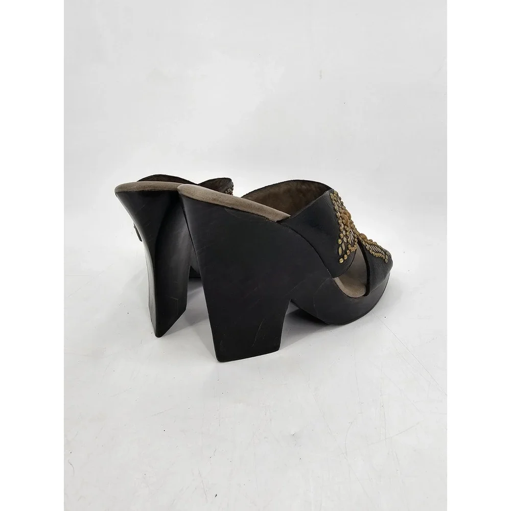 Calleen Cordero Studded Leather Hand Carved 4